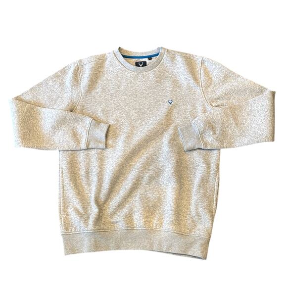 Allen Solly Men's Crew Neck Casual Sweatshirt Heather Gray Size M - Picture 3 of 9